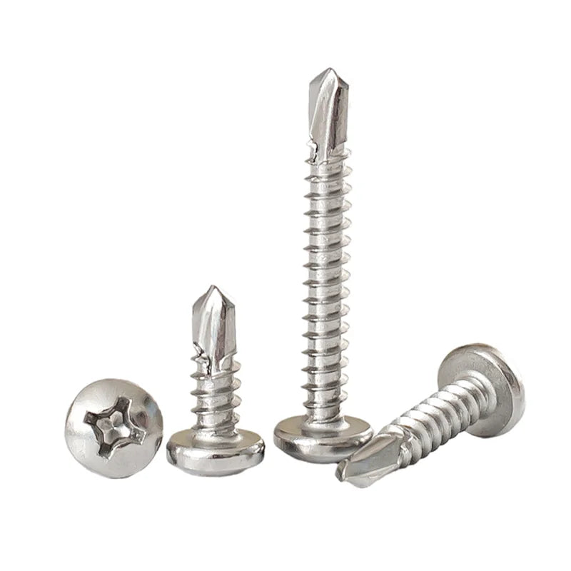China OEM High Quality Thread Stainless Steel Carbon Steel Cross Pan Head Self Drilling Screws