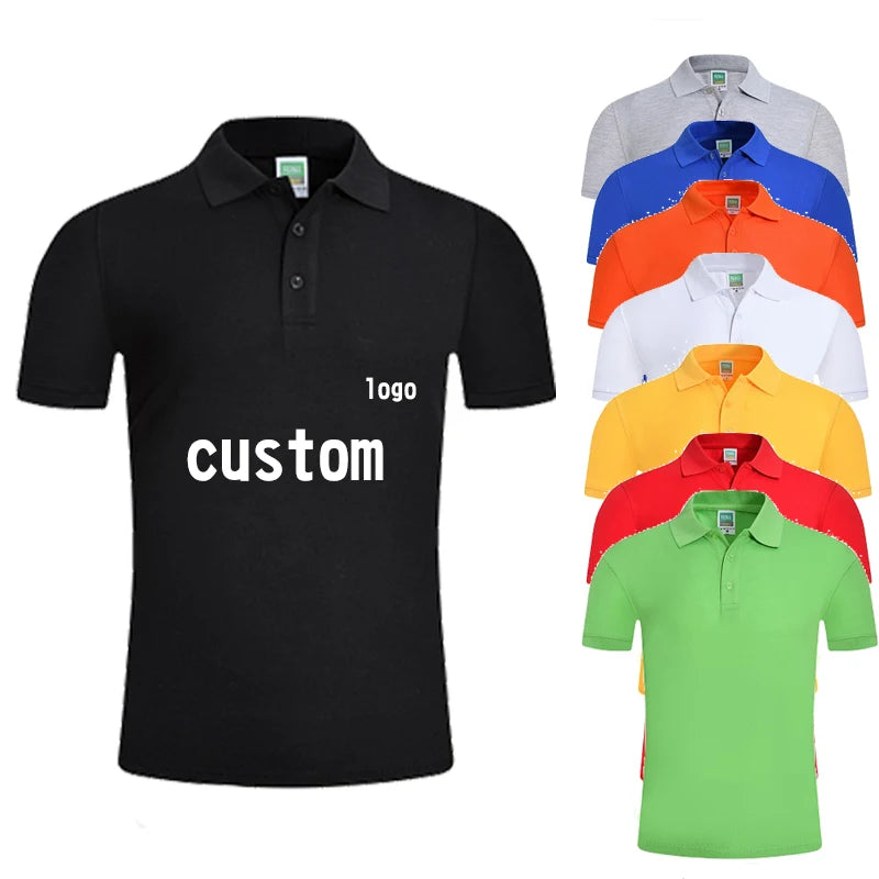 Cheap Custom Printed Polo Shirts OEM Logo Plain Men Polo T Shirt High Quality Men's Polo Shirt