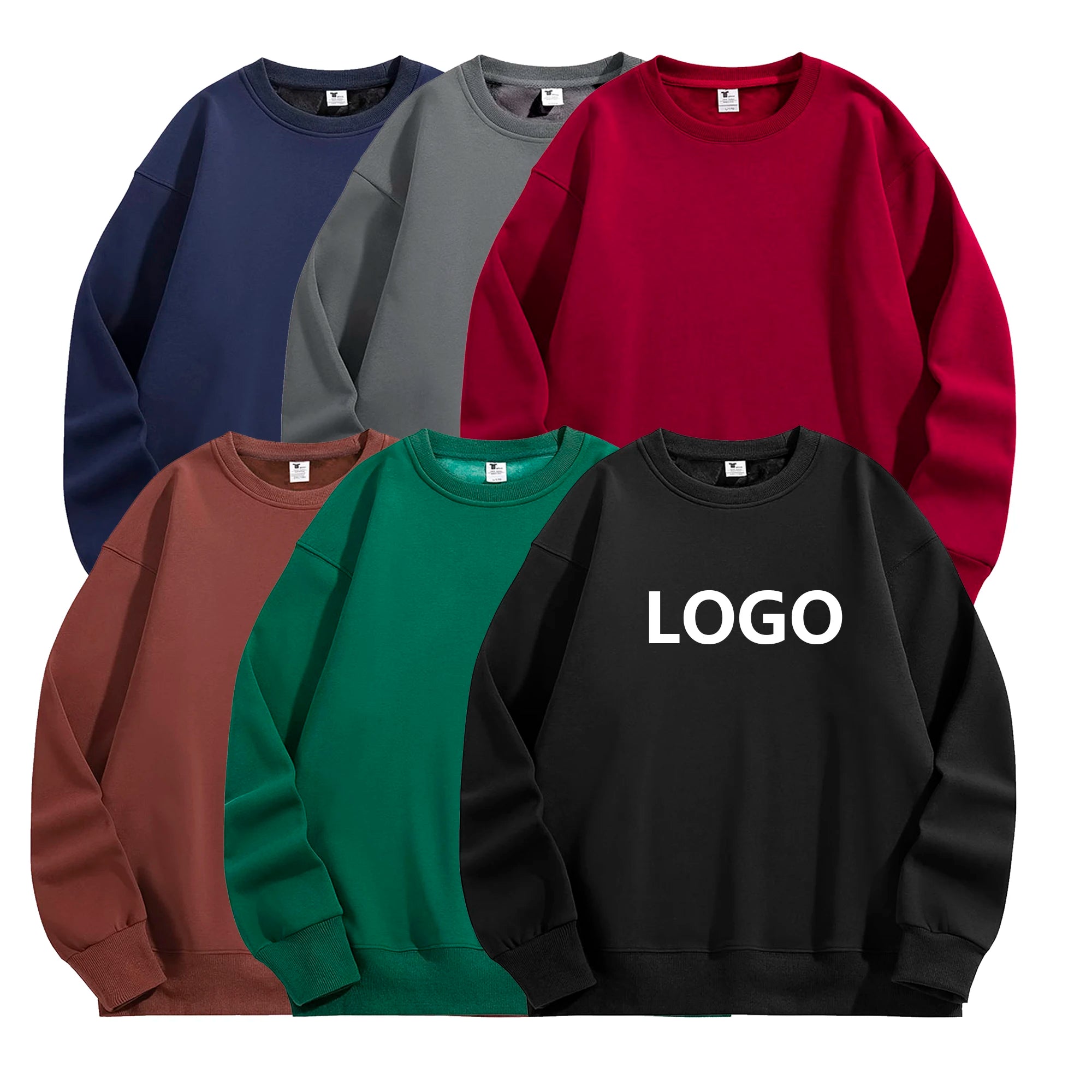High Quality Pullover Plain men hoodies&Cotton Custom Hoodie Crew Neck Sweatshirt for Wholesale