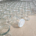 100ml 150ml 200ml Glass Pudding Jar Empty Honey Jam Yogurt Ice Cream Jar Reusable Glass Food Grade Bottle
