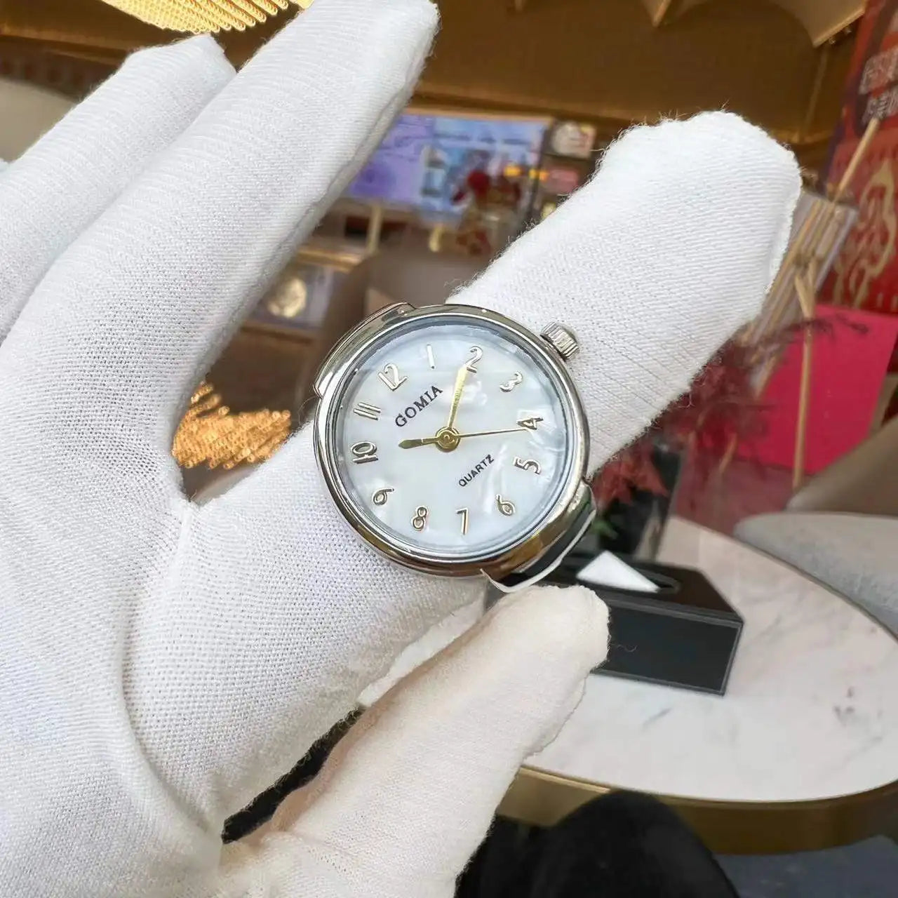 Movement Foreign Trade Recommended Hot Selling Ring Watch Student Watch Accessories Creative Finger Table