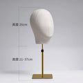 Necklace Hat Headband Wigs Glasses Adjustable Height Display Head Stand Half Mannequin