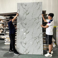 Glossy 1.2*2.4m 1.2*2.9m Beautiful Indoor Pvc 3D Uv Marble Wall Panel Sheet for Living Room
