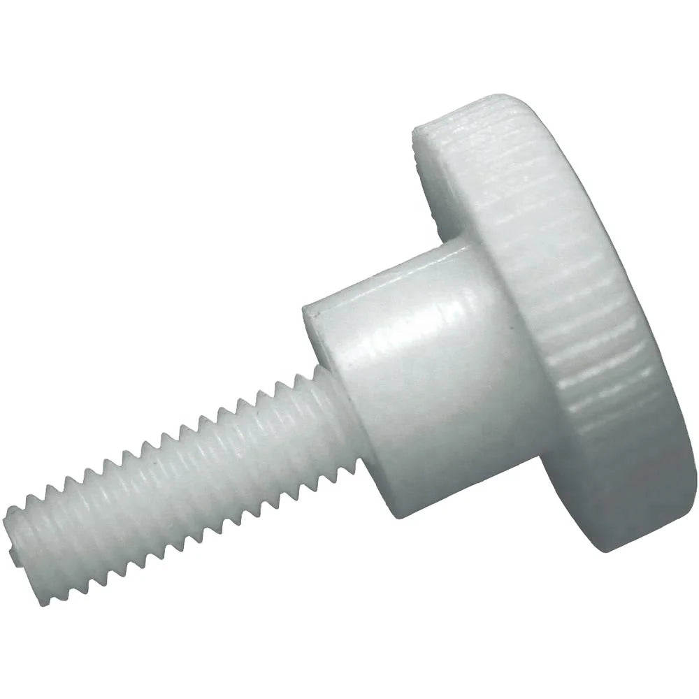 Metric Size M4 M5 M6 M8 Knurled Head White Black Nylon Thumb Screw