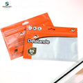 Laminated Zip Lock Zipper Zip Euro Slot Soft Plastic Worm Custom Bait Bags Fishing Lure Packaging Bags