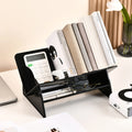 Durable Thickened Foldable Desktop Organizer Bookshelf Storage Rack Quality Irregular Plastic Bookstand Premium Storage Holder
