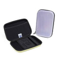 Eva Bags Custom Embossed LOGO Table Tennis Bat Travel Storage Carrier Eva Table Tennis Racket Hard Case with Zipper Closure