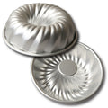 H37  18.9cm Shallow Bending Hollow Bread Cake Mold Hollow Chimney Cheese Mold Aluminum Baking Appliance