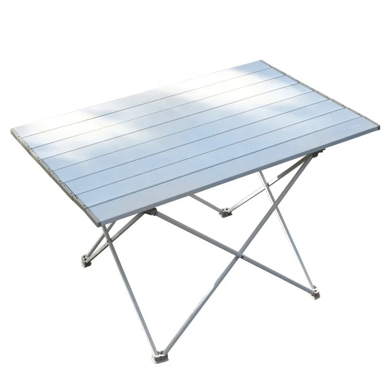 Lightweight Durable Aluminum Camping Table Portable BBQ Picnic Table Adjustable Beach Feature Modern Design Weather Resistant