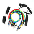 DR Fitness TPE Strength Training Home Gym Resistance Tube Exercise Set with 5 Sizes Durable Design