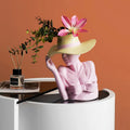 Modern Nordic Luxury Home Decor Wholesale Ceramic & Porcelain Flower Vases in Portraits Shape