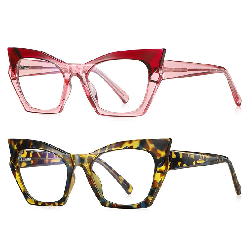 2158 Fashion Vintage Women Glasses Optical TR90 Frame Eyeglasses Reading Anti Blue Ray Computer Glass