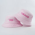 Wholesale Promotion Plain Towelling Fabric Soft Fisherman Hats Embroidery Fluffy Bucket Hat With Custom Logo
