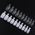 500pcs Rhombus Surface Artificial Finger Nails False Nail Tips Clear Natural Color Full Cover Nail Tip