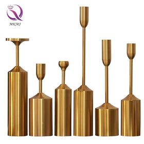 Nordic Metal Candlestick Ornaments American Home Living Room Model Room Dining Table Candle Holder for Wedding