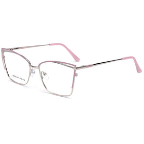 Ready Stock Metal Fashion Cat Eye Eyeglasses Optical Frames for Women