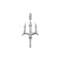 Merryshine Men's 18K Gold Vacuum Hip-hop Stainless Steel Jewelry Classic Normcore Neptune Trident Pendant Necklace