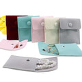 2026 Stock Cheap Price Custom Logo Printed Luxury Velvet Eco-friendly Mini Packaging Pouch Bags for Gemstone Necklaces Watch MegaBDM