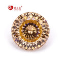 Special Round Brilliant Cut Loose Cz Zircon Stone Price Morganite Color Bird Nest's Cut Synthetic 5a Cubic Zirconia