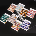 Hair Barrettes Hair Clips Set for Women Girls Hair Accessories Acetic Acid Resin Fashion Geometric Vintage Elegant Acrylic 3 Pcs