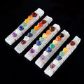 Wholesale Natural Spiritual Healing Crystal Energy Stick Colorful 7 Crystal Heart Selenite Stick for Feng Shui Crafts