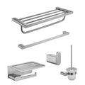 HONGDEC Brushed Nickel Bathroom Accessories Towel bar Set Modern Wall Mount Accessories