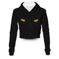 Fitspi Custom Made Eye of the Panther 3d Sublimation Print Women Clothing Plus Size Crop Hoodies
