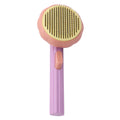 Manufacturer OEM & ODM Cat and Dog Hair Grooming Shedding Comb Tool Pet Pumpkin Self-cleaning Slicker Pin Brush