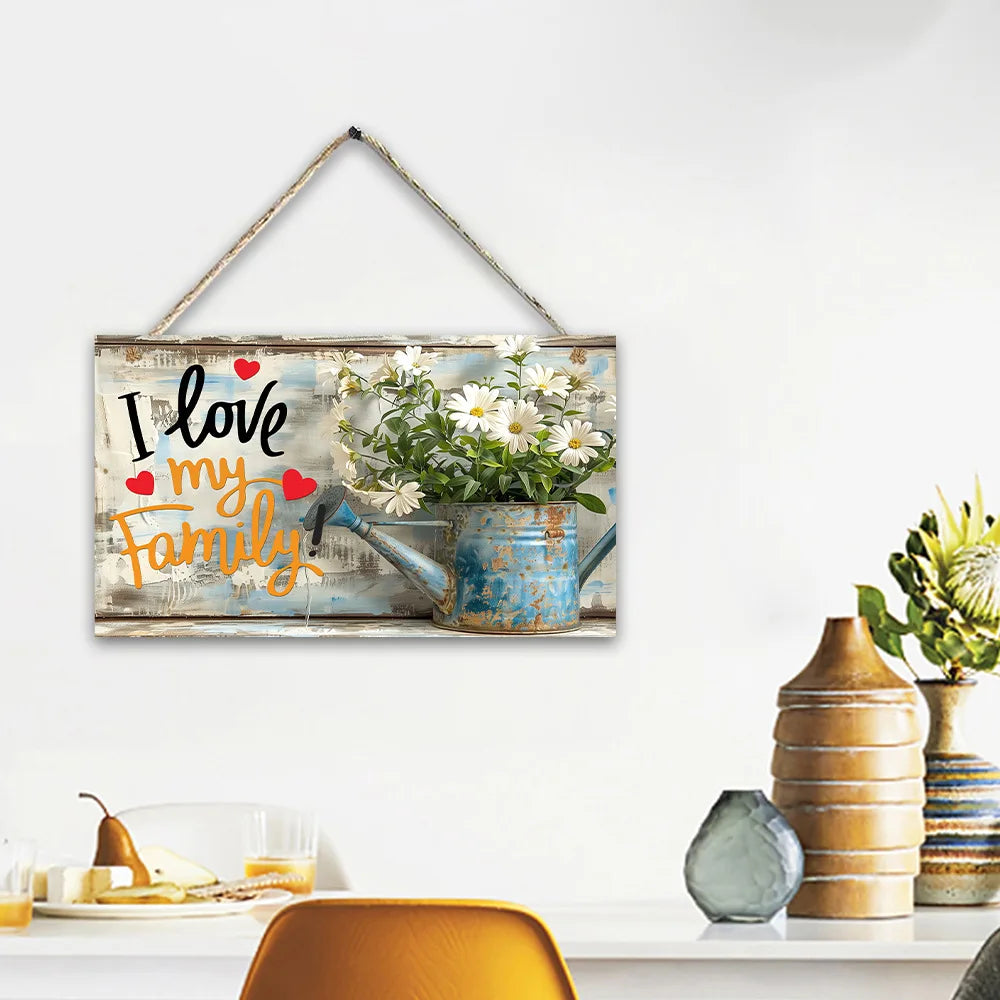 Inspirational Quotes Wooden Signs for Home Wall Decoration Art Deco Design for Living Room and Bedroom