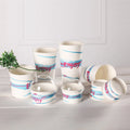 22OZ Disposable Craft Paper Cup with Lid for Cold Beverages Custom Print PLA Cup for Carbonated Drinks
