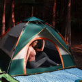 Instant Pop-up Tent Family Camping 4-5people Double Layer Can Be Three Uses Waterproof for Outdoor Hiking Mountaineering