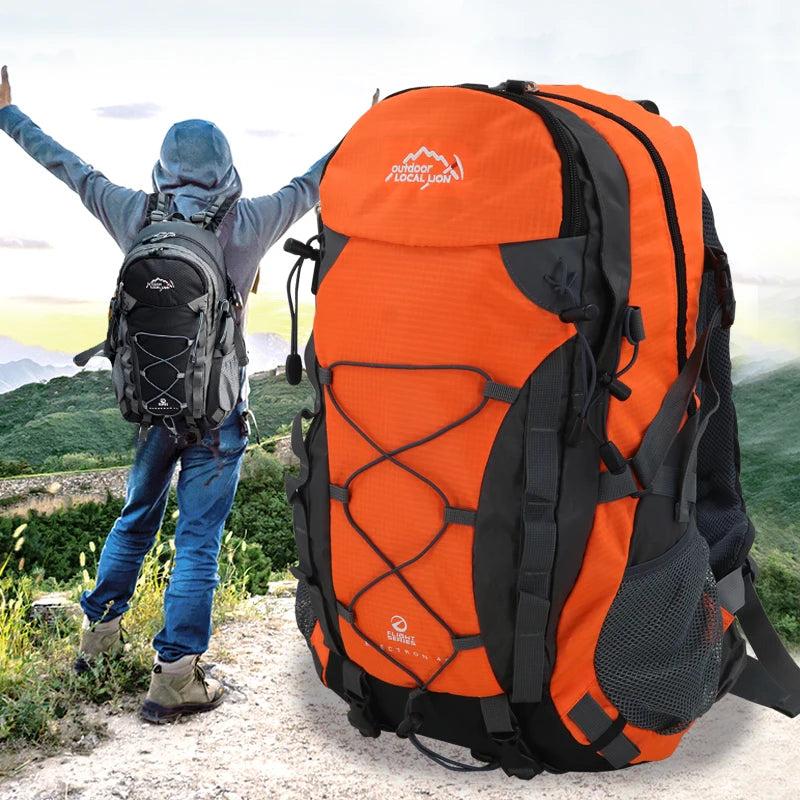 Travel Hiking Camping Mountaineering Backpack Mochila De Senderismo Climbing 40L Big Capacity Outdoor Men Large Hiking Backpacks
