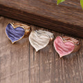 New Arrival Colorful Enamel Elastic Ring Couple Gift Fashion Small Fresh Simple Heart Rings For Women