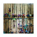 Natural Agate Crystal Malachite Azurite Stone Macrame Work Necklace New Looking Macrame Necklace Withe Natural Stone