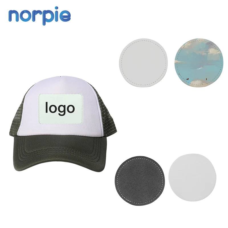 Sublimation Patches Blank Sublimation Leather Hat Patch