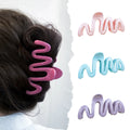 SongMay Candy Sweet Wave Cream Claw Hair Clip for Women and Girls Plastic PC 10.2x5cm Lightweight 21.2g