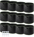 Cheap Customized 1 3 5 7 10 15 20 50 100 Gallon Heavy Duty Smart Garden Grow Pot Thickened Aeration Non Woven Planter Grow Bags