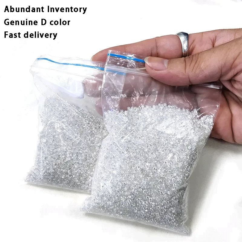 Starsgem Wholesale Price Small Size Melee Stone Round Brilliant Cut Loose Moissanite Diamond for Jewelry