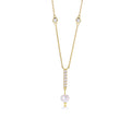 KN2332 Lariat Necklacescar Seat Cushion Coveredding Necklace Bridal E Bridal Trenpeugeotel Chain Shell Pearl Zircon Long Bar