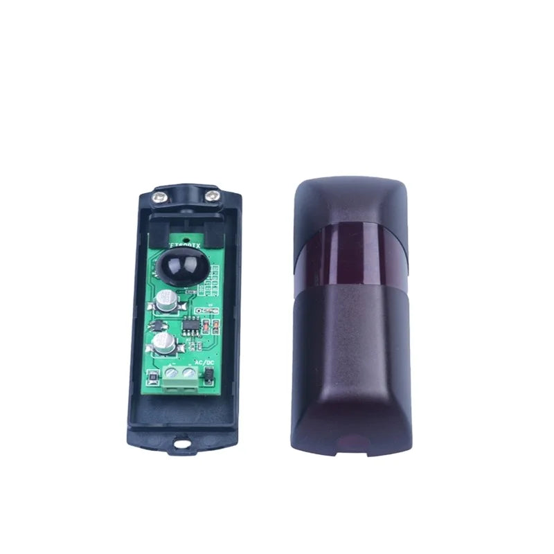 Sensor Safety Beam Photocell Detector AC/DC12-24V for Garage Gate Door 180 Rotation Detection Infrared Photo Sensor Photocell