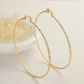 Earrings for Girls Elegant Women'S Hanging Hoop Drop Earrings Zircon Fashion Jewelry Wholesale Accessory for Women