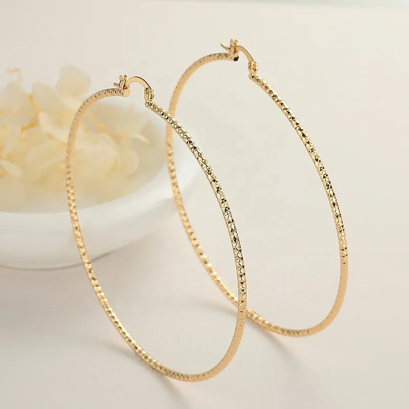 Earrings for Girls Elegant Women'S Hanging Hoop Drop Earrings Zircon Fashion Jewelry Wholesale Accessory for Women