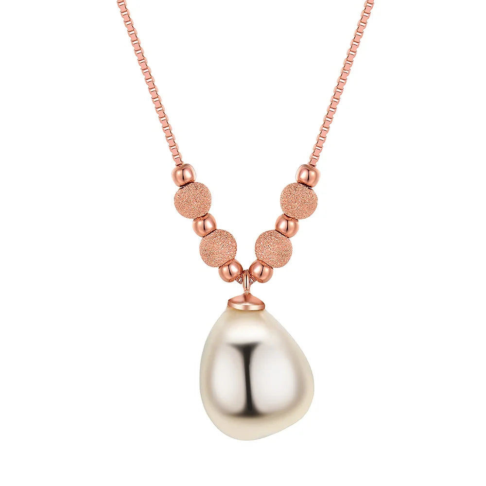 925 Sterling Silver Fresh Water Pearls Pendant Beads Charm Necklace Pearl Necklace Fashion Jewelry Necklaces