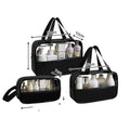 Wholesale Custom logo PVC Transparent Clear Zipper Organizer Cosmetic Bag Travel Toiletry Wash Pouch Bag Waterproof Makeup Bag