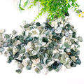 Wholesale Natural Healing Energy Crystals Moss Agate Chips Gravel Pebble Stone for Sale