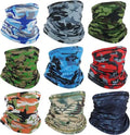 Seamless Multifunction Bandana UV Sun Protection Headwrap Scarf and Neck Gaiter Tube Bandanas for Outdoor Sports Adult Cycling