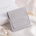 PandaSew 8x8cm Gray Microfiber Jewelry Packaging Bags Jewelry Pouch With Custom Logo