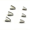 Jewelry Making Accessories Stainless Steel Clasp Clip for Flat Snakeskin Leather Rope Cord Edge Buckle Jewelry Findings