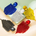 2025 Hot Sale Luxury Metal Tassel Drop Earrings Best Quality Charming Rhinestone Jewelry Top Designs