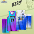 Wholesale Basketball Uniforms Custom Sublimation Printed Team Name Number Logo Basketball Jerseys Shorts